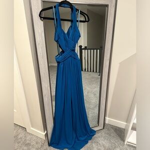 Blue Cut Out BCBG Formal / Prom Dress